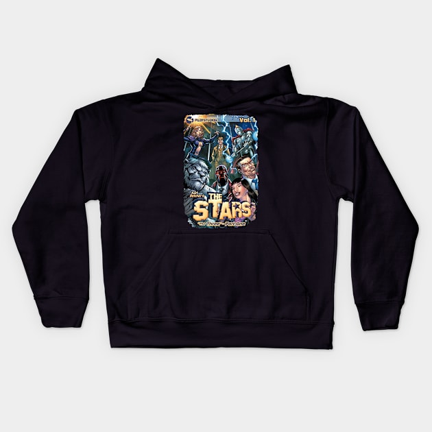 Stars by Pilot Studios Kids Hoodie by PilotStudios